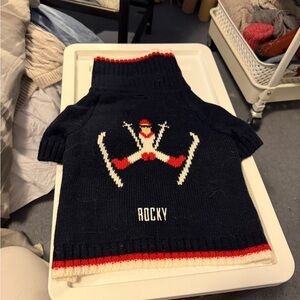 NWOT DOG SWEATER - Mark & Graham Size L “Rocky”